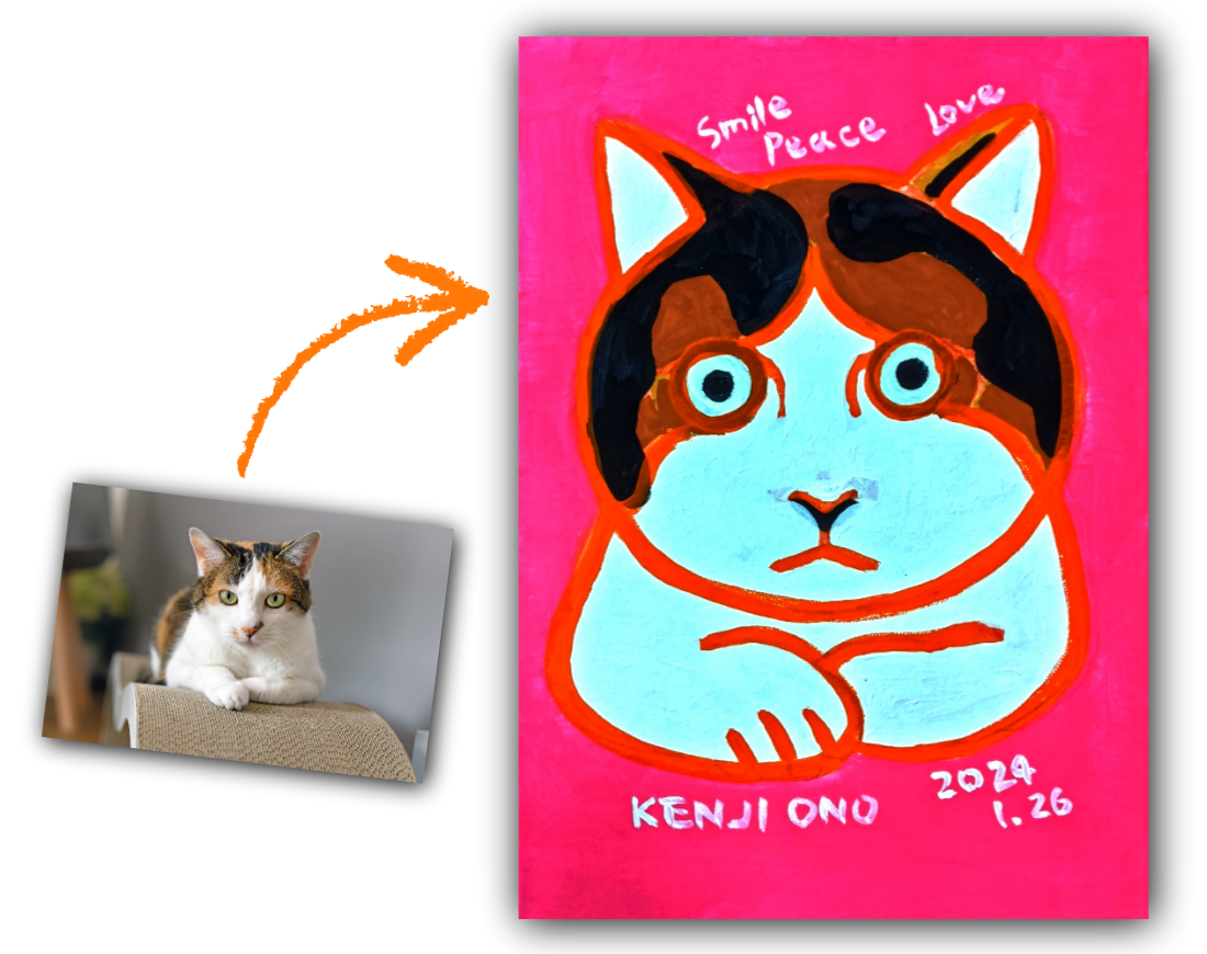 猫の絵