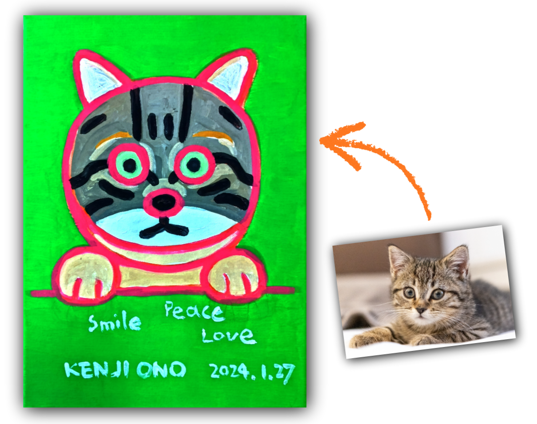 猫の絵